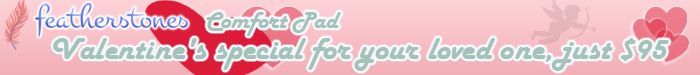 Featherstone's Comfort Pad - Valentine's special for your loved one, just $95